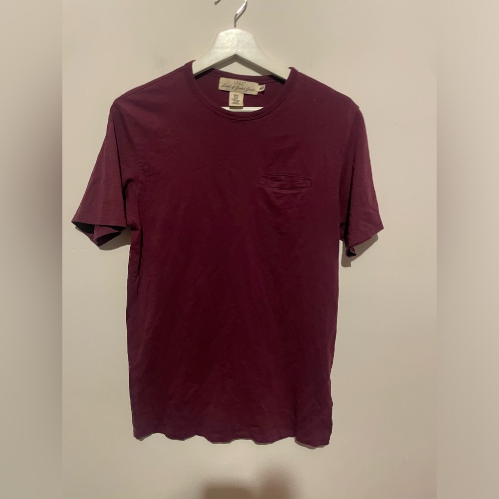 Label Of Graded Goods H&M‎ maroon Short Sleeve Shirt
